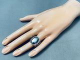 Native American Heavy Vintage Southwest Sterling Silver Bird Ring-Nativo Arts