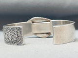 Important Christin Wolf Vintage Spiderweb Turquoise Sterling Silver Bracelet-Nativo Arts