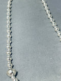 Alluring Vintage Native American Navajo Sterling Silver Necklace-Nativo Arts