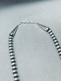 Intricate Womens Vintage Zuni Turquoise Sterling Silver Squash Blossom Necklace-Nativo Arts