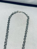 Important Linkin Family Vintage Native American Navajo Turquoise Cross Sterling Silver Necklace-Nativo Arts