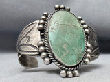 One Of The Best Vintage Native American Navajo Early Royston Turquoise Sterling Silver Bracelet-Nativo Arts