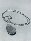 Outstanding Vintage Native American Navajo Morenci Turquoise Sterling Silver Necklace-Nativo Arts
