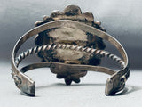 One Of The Best Vintage Native American Navajo Morenci Turquoise Sterling Silver Bracelet-Nativo Arts