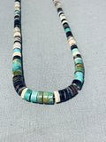 Native American Wonderful Vintage Santo Domingo Turquoise & Shell Necklace-Nativo Arts