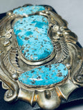 Native American The Best Vintage Navaj Turquoise Sterling Silver Ketoh Bracelet - 273 Grams-Nativo Arts