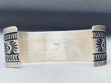 One Of The Most Unique Navajo Abalone Shell Sterling Silver Bracelet-Nativo Arts