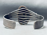 Chunky Morenci Vintage Native American Navajo Sterling Silver Turquoise Bracelet-Nativo Arts
