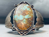 One Of The Best Vintage Native American Navajo Royston Turquoise Sterling Silver Bracelet-Nativo Arts