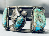 Ideal Collector Vintage Native American Navajo Turquoise Sterling Silver Bracelet Old-Nativo Arts