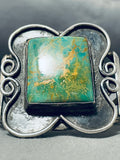 Massive Vintage Native American Navajo Royston Turquoise Sterling Silver Bracelet-Nativo Arts