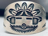 Montano Gibbson Vintage Navajo Sterlingsilver Bracelet Cuff-Nativo Arts