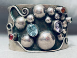 Raindrops Of Sterling Vintage Southwest Topaz Sterling Silver Bracelet-Nativo Arts