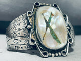One Of The Most Unique Roadrunner Vintage Native American Navajo Sterling Silver Bracelet-Nativo Arts