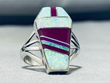 *in Memory Of* Native American Navajo Opal Sugilite Sterling Silver Ring-Nativo Arts