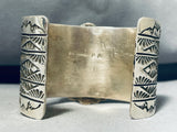 132 Grams Native American Navajo Royston Turquoise Sterling Silver Signed Bracelet-Nativo Arts