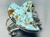 Most Unique Heart Turquoise Native American Navajo Sterling Silver Bracelet-Nativo Arts