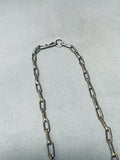 Important Walt Vandever Vintage Native American Navajo Sterling Silver Necklace-Nativo Arts