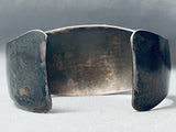 One Of The Best Ever Vintage Native American Navajo Spiderweb Turquoise Sterling Silver Bracelet-Nativo Arts