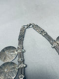 326 Gramsvintage Southwesthuge Sterling Silver Squash Blossom Necklace 326 Grams-Nativo Arts