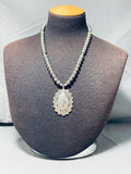 Gorgeous Vintage Native American Navajo Sterling Silver Concho Necklace-Nativo Arts