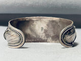 The Best Desert Sand Jasper Vintage Native American Navajo Sterling Silver Bracelet-Nativo Arts