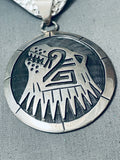 One Of The Best Vintage Native American Hopi Channel Sterling Silver Necklace-Nativo Arts
