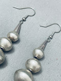 Superior Vintage Native American Navajo Sterling Silver Earrings