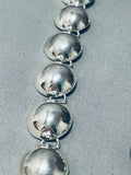 Important Vintage Apache Carlyne Apachito Turquoise Sterling Silver Necklace-Nativo Arts