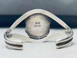 Completely Hand Carved Vintage Native American Navajo Sterling Silver Indian Woman Bracelet-Nativo Arts