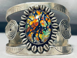 Very Rare Boulder Opal Vintage Southwest Sterling Silver Bracelet-Nativo Arts