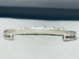 Unrivaled Vintage Native American Navajo Black Onyx Sterling Silver Bracelet-Nativo Arts