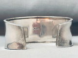 Detailed Pottery Vintage Pat Smith Sterling Silver Bracelet Cuff-Nativo Arts