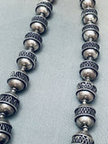 One Of The Most Intricate Vintage Handmade Sterling Silver Necklace-Nativo Arts