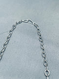 One Of The Most Unique Ever Vintage Native American Navajo Sterling Silver Necklace-Nativo Arts