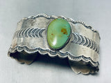 Rare Vintage Native American Navajo Royston Turquoise Sterling Silver Bracelet-Nativo Arts