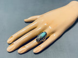 Sensational Vintage Native American Navajo Royston Turquoise Sterling Silver Large Ring-Nativo Arts