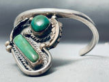 Most Unique Vintage Native American Navajo Cerrillos Turquoise Sterling Silver Bracelet-Nativo Arts