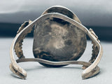 Into The Deep Blue Vintage Native American Navajo Turquoise Sterling Silver Bracelet-Nativo Arts