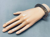 Someone Famous Vintage Southwest Sterling Silver Gold Bracelet-Nativo Arts