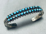 Best Vintage Native American Zuni Turquoise Sterling Silver Bracelet-Nativo Arts
