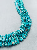 One Of The Most Unique Vintage Native American Navajo Turquoise Heishi Sterling Silver Necklace-Nativo Arts