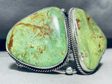 One Of The Best Vintage Native American Navajo Royston Turquoise Sterling Silver Bracelet-Nativo Arts