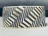 Freddy Douglas Native American Navajo Sterling Silver Bracelet-Nativo Arts