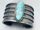 Johnson Toadacheeny Vintage Native American Navajo Turquoise Sterling Silver Bracelet-Nativo Arts