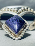 Bill Kirkham Very Rare Vintage Native American Navajo Charoite Sterling Silver Bracelet-Nativo Arts