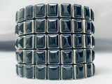 The Best Fed Jimenez Jet Sterling Silver Bracelet Cuff-Nativo Arts