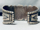 One Of The Best Ever Vintage Native American Navajo Turquoise Sterling Silver Bracelet-Nativo Arts