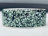 One Of Best Ever 6 Inch Wrist Vintage Native American Navajo Turquoise Sterling Silver Bracelet-Nativo Arts