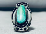 Special Vintage Native American Navajo Royston Turquoise Sterling Silver Ring-Nativo Arts